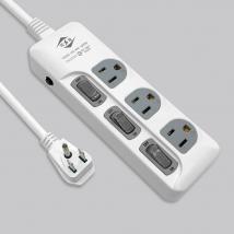 3P 3AC outlets Extension Cord