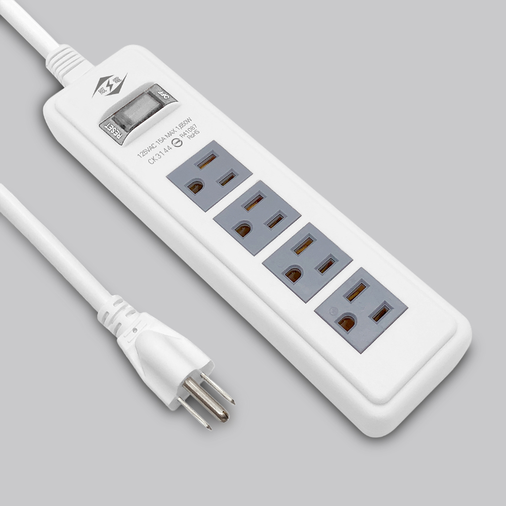 過載斷電1開4座電源延長線