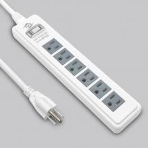 過載斷電1開6座電源延長線